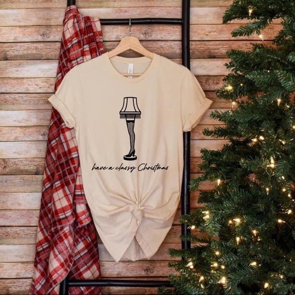 NEW•XL-XXL•CLASSY CHRISTMAS” A CHRISTMAS STORY LEG LAMP SOFT TOP - Picture 1 of 8
